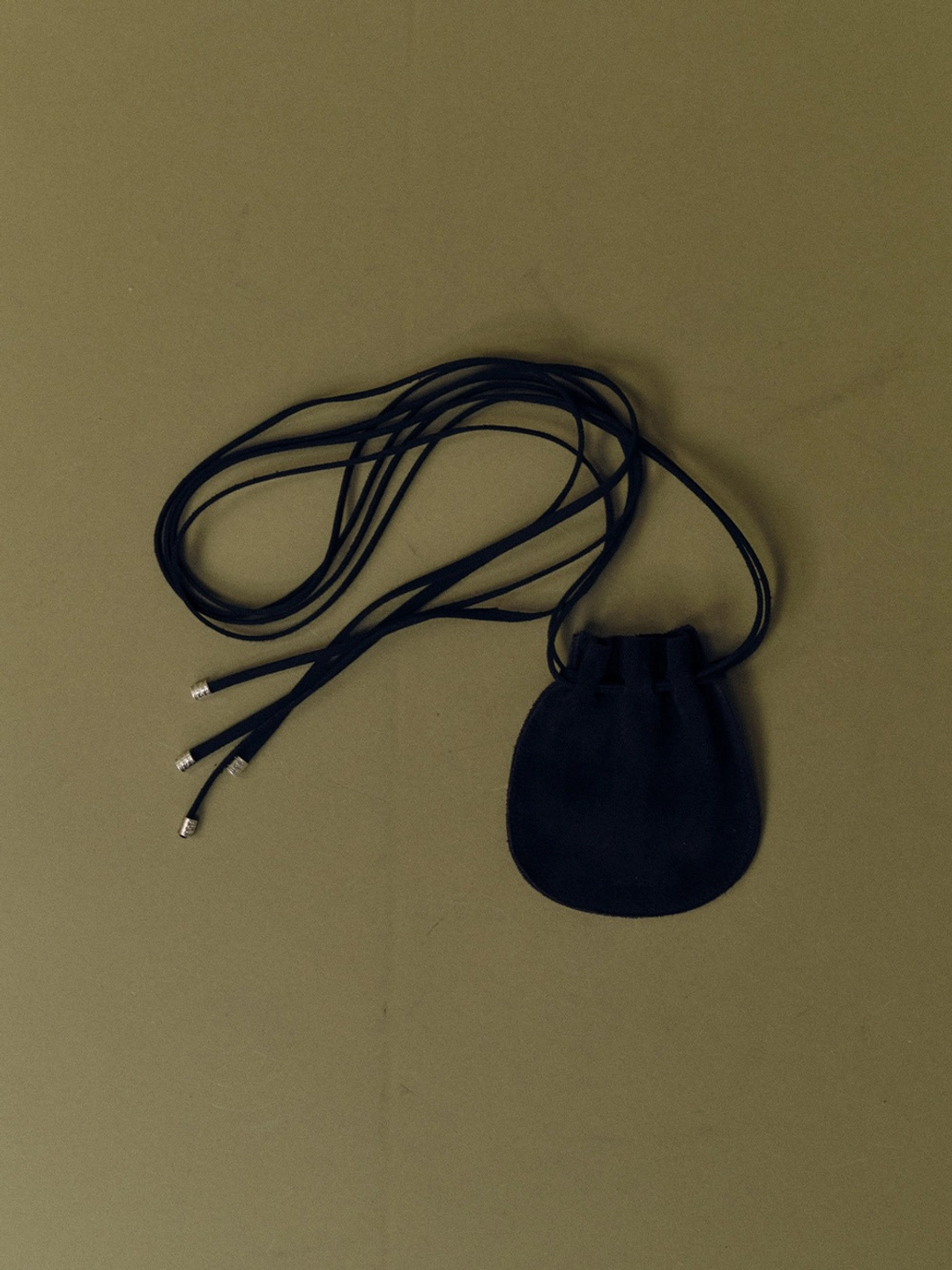 베이오드 Suede cowhide mini bag_black 상품 이미지 1