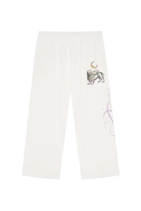 TWIN ZODIAC WAFFLE PANTS