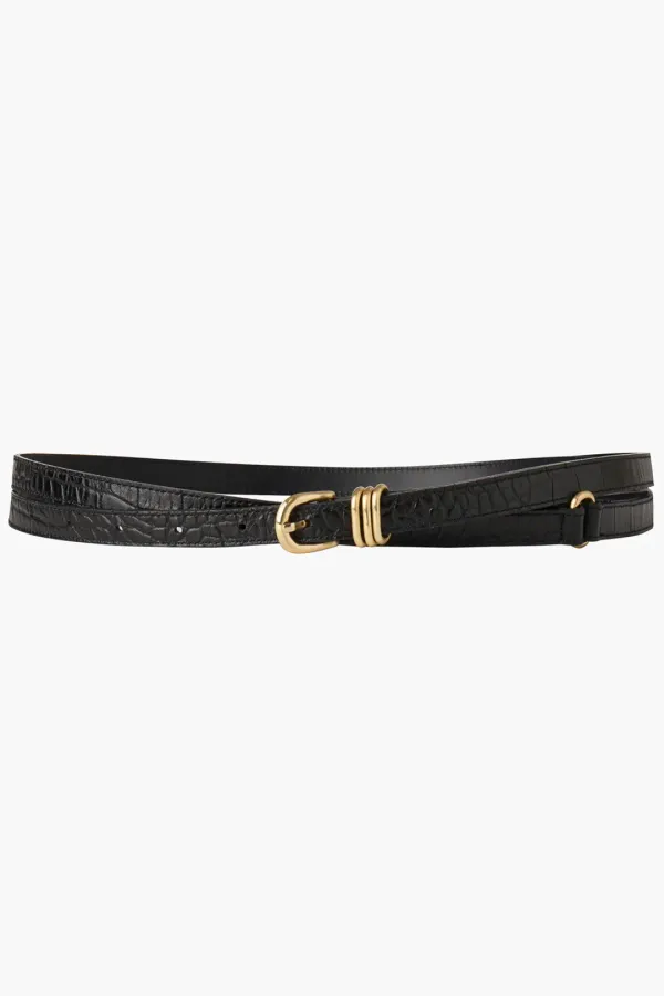 Double Strap Belt, Black