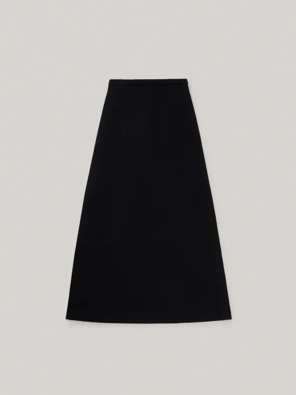 Cheri Flared Long Skirt - Black쉐리 플레어 롱 스커트