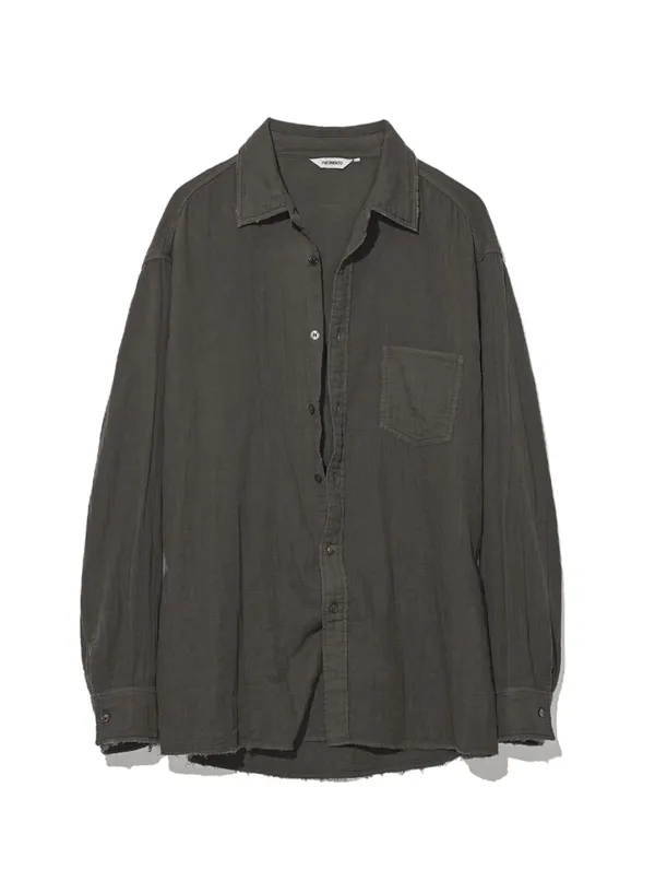 Pigment Raw Natural Shirts_Khaki