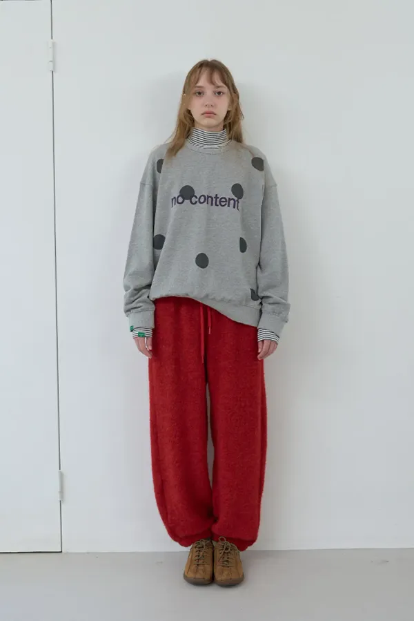 120. Acrylic Terry pants _ Red