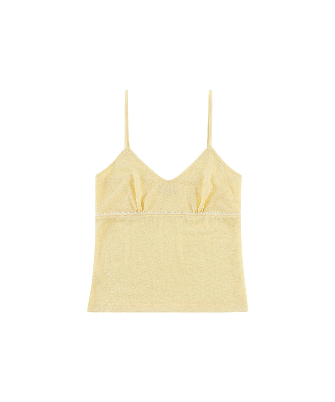 반원 아뜰리에 A3590 레이스 슬리브리스 탑_Yellow 상품 이미지 1