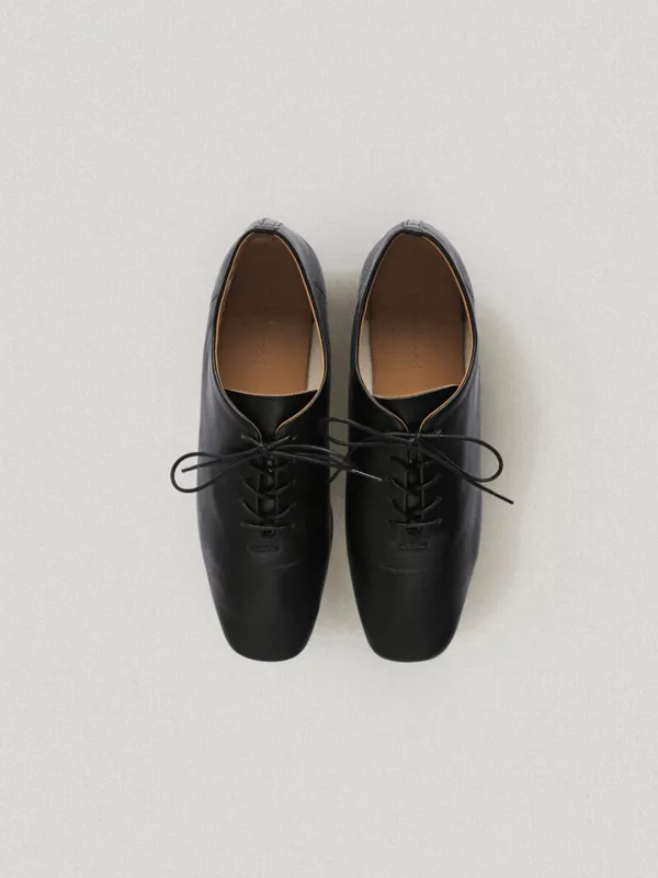 Black Anatole Lace Up Loafer (Vibram Sole)