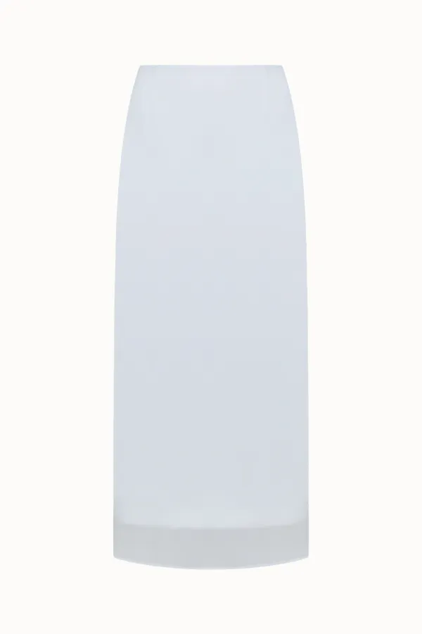 [4차 리오더]Sheer H-Line long Skirt[LMBFSP25SK5401]-Off White
