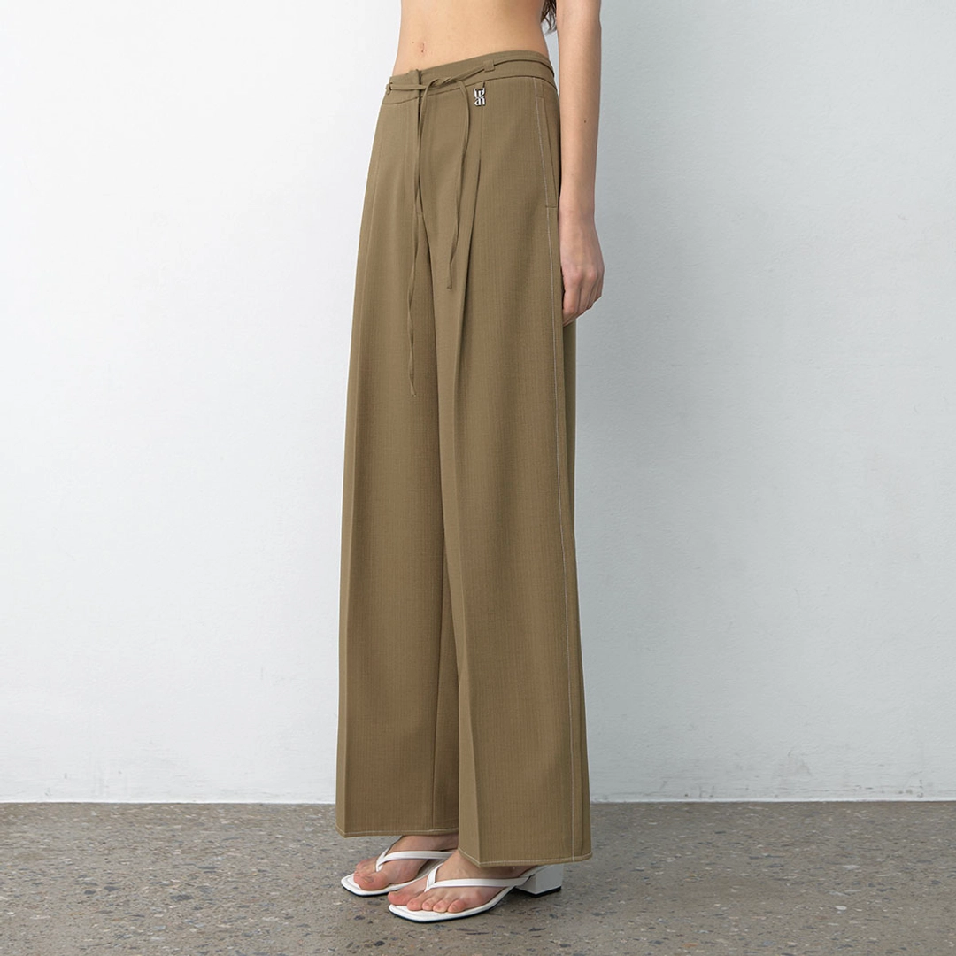 아뜰리에 나인 (PT-5663)ESSENTIAL COLOR STITCH PANTS S 상품 이미지 1