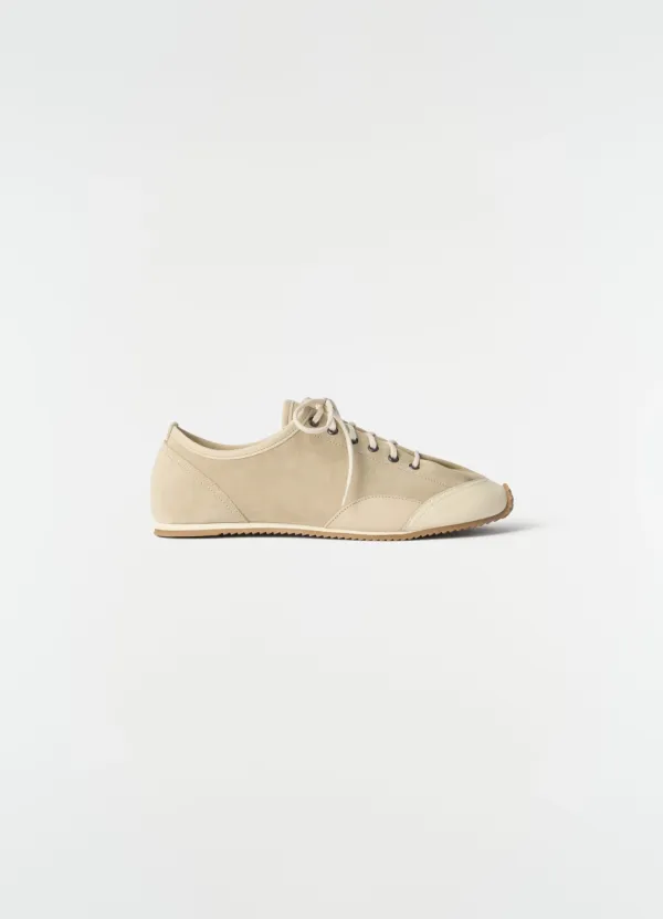 GUMMY GRIPS SNEAKERS IN MIXED LEATHERS
