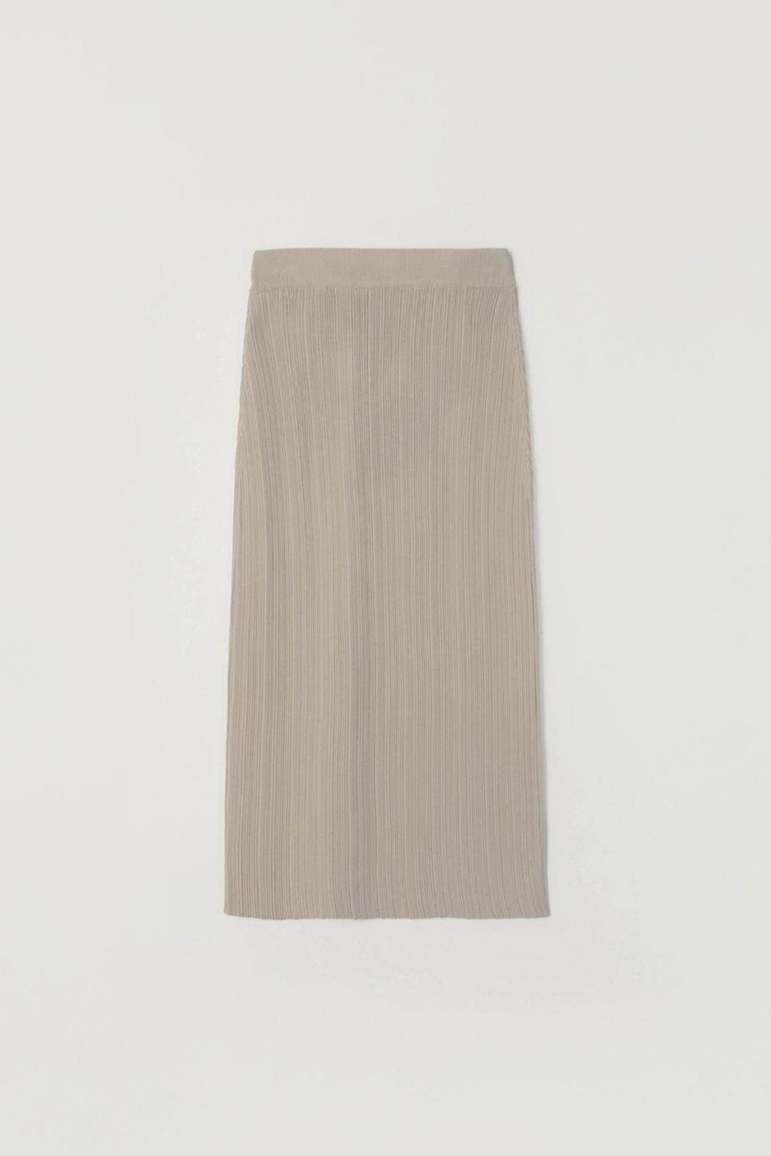 세이지먼트 ELENA PLEATS KNIT LONG SKIRT_BEIGE 상품 이미지 1