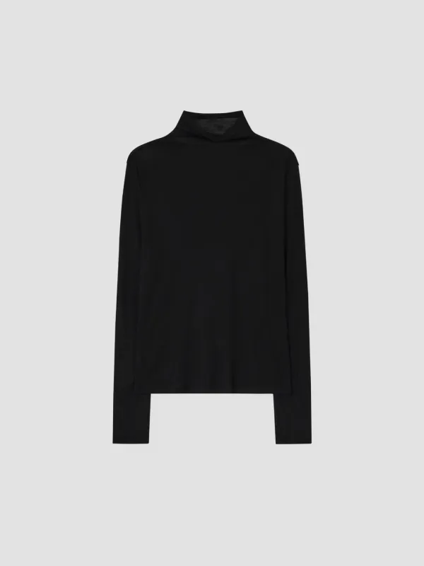 WARM SHEER LOOSE TOP_BLACK_OE3C2MTL90BKA
