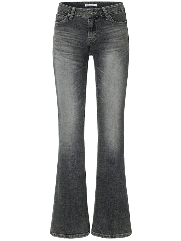 [3rd Reorder] Vintage Scratch Bootcut Jeans (blue)