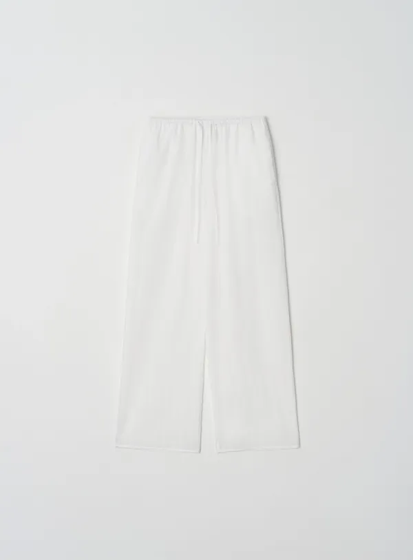 [2ND]Palm lace banding pants