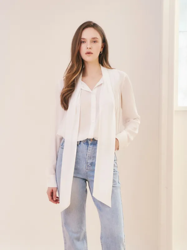 Kelly scarf blouse