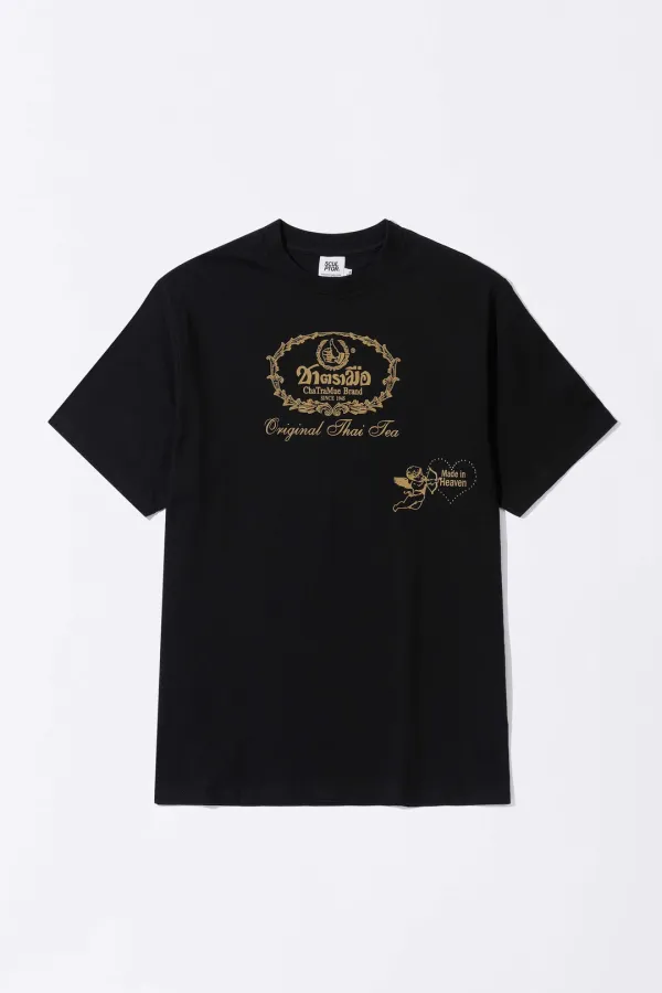 [Sculptor X Cha Tra Mue] Heavenly Thai Tee Black