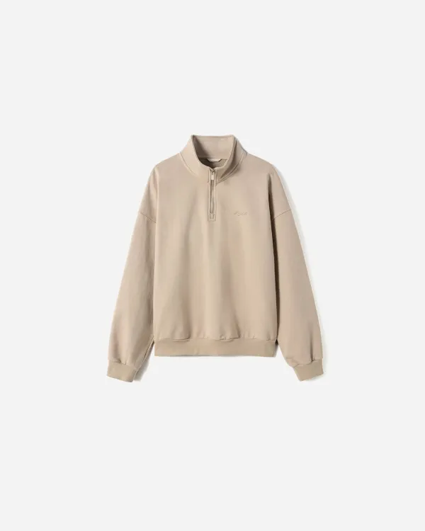 Heron Cotton Half Zip-up
