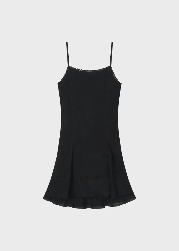 Old Mood Slip Dress Black