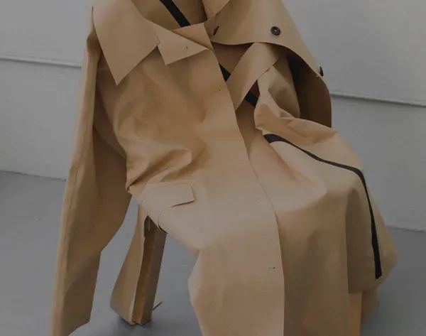 Hood shirring blouson (cream)