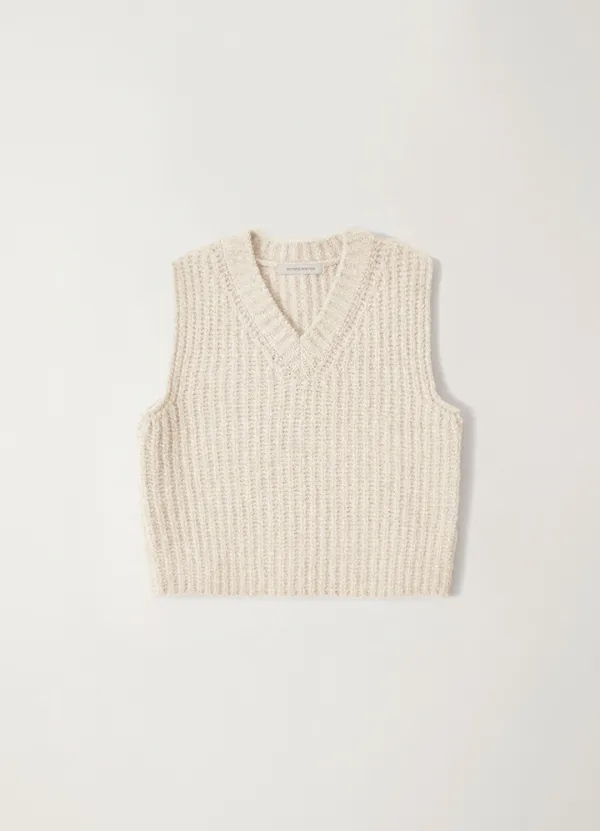 2ND / Garine wool vest (Ivory)