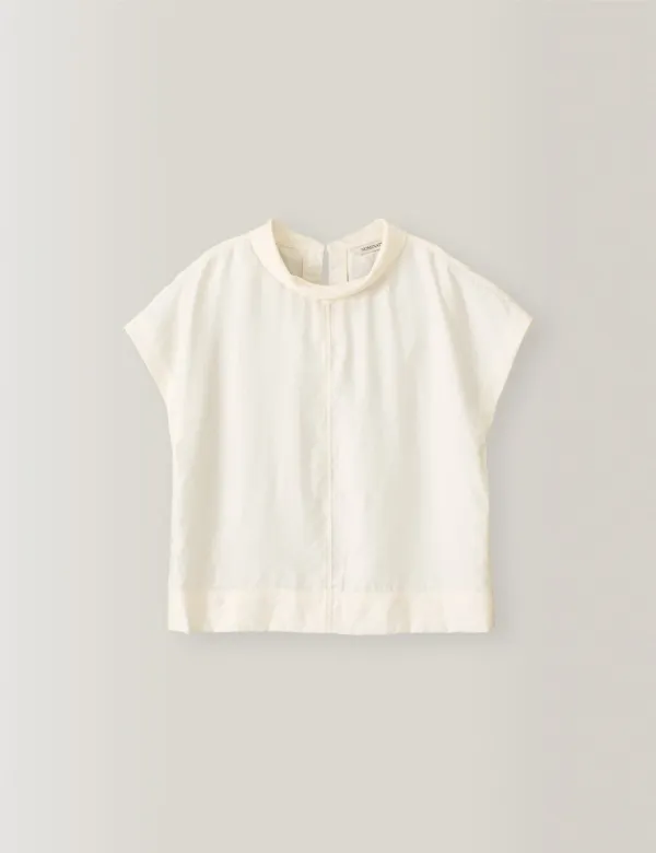7th / Riviera Collar Blouse (Ivory)