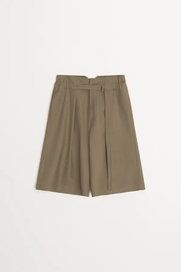 Godin Wool Bermuda Pants brown