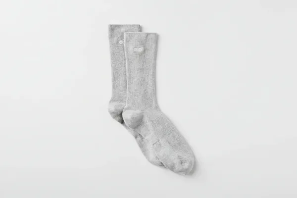 Unisex Half-Crew Understated Sock - Athletic Heather Grey