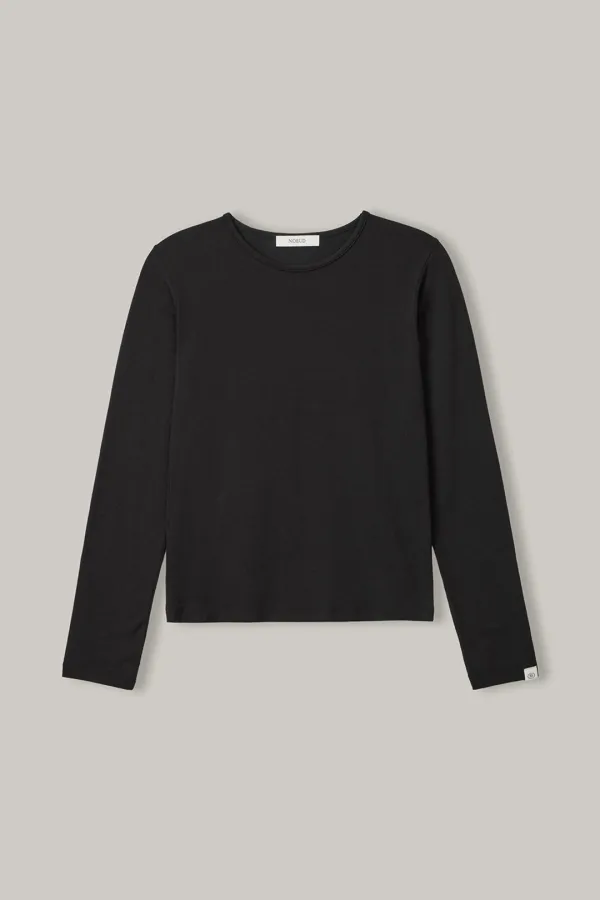 TS022 Modal Essential Long Sleeve (Black)