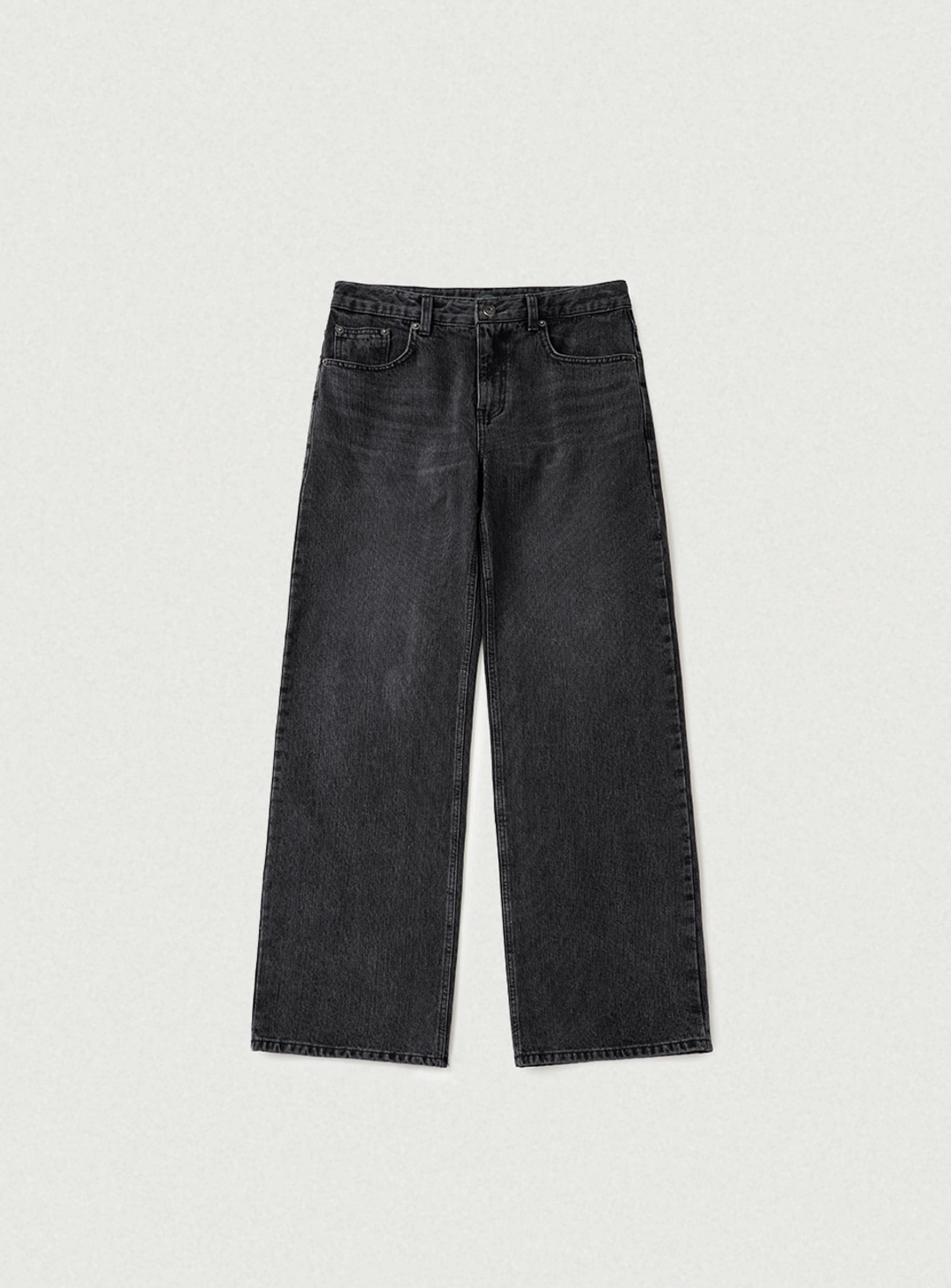 더바넷 Foren Loose-Fit Denim Pants_Black 상품 이미지 1