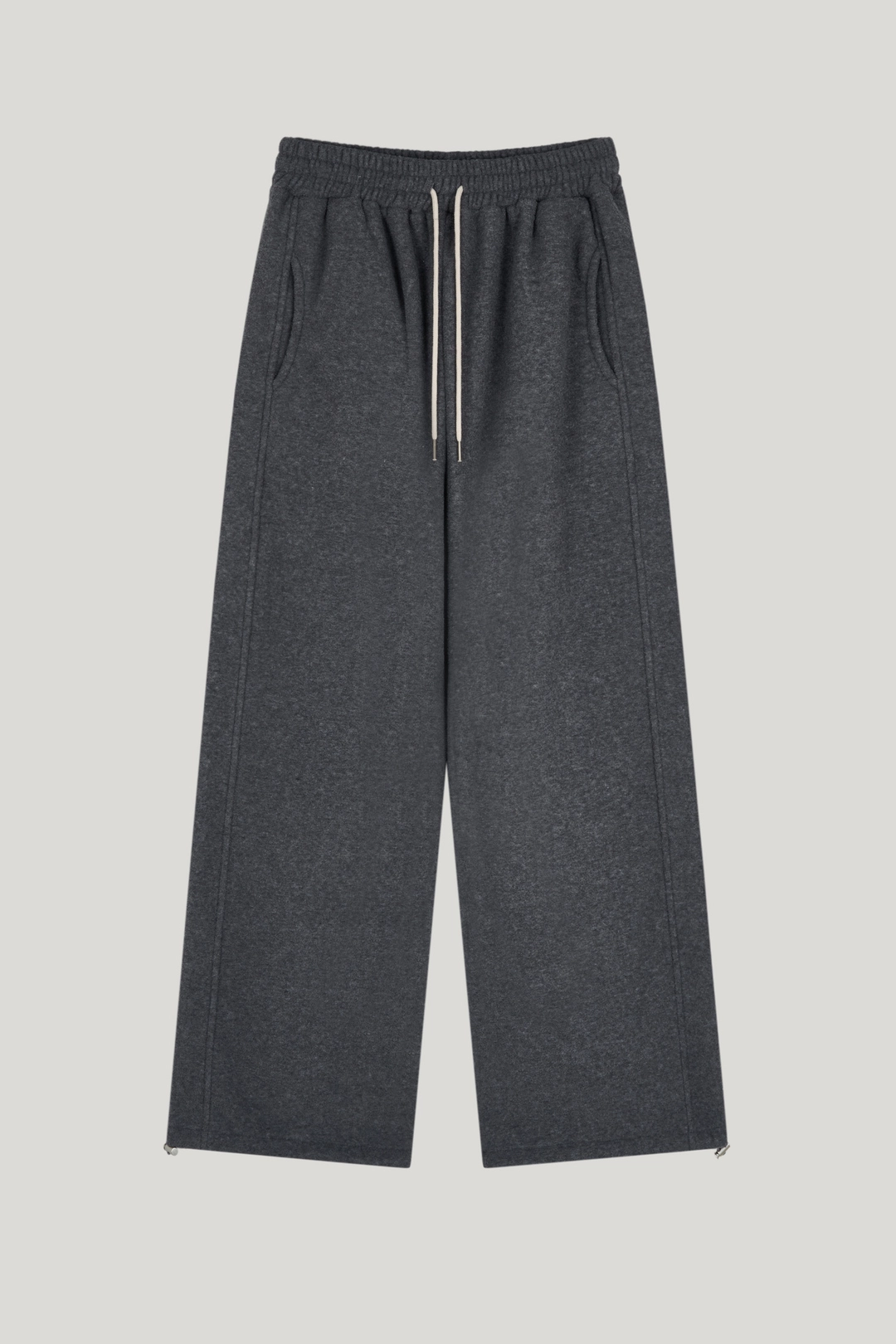 포에트 서울 [Restock] (terry)fleece jogeer pants_charcoal 상품 이미지 1