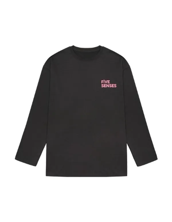 Five Senses Long Sleeve - Charcoal