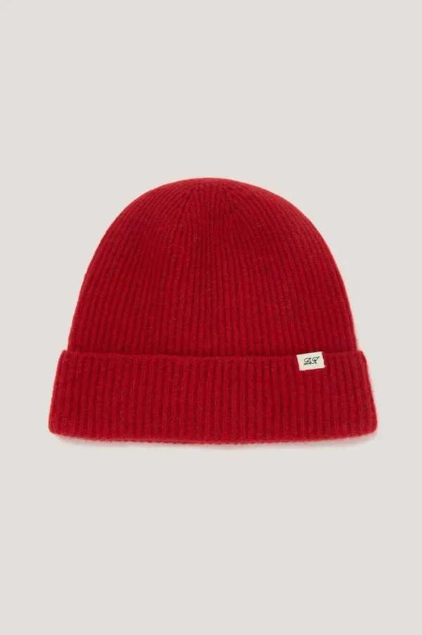 WHOLEGARMENT KNIT BEANIE RED