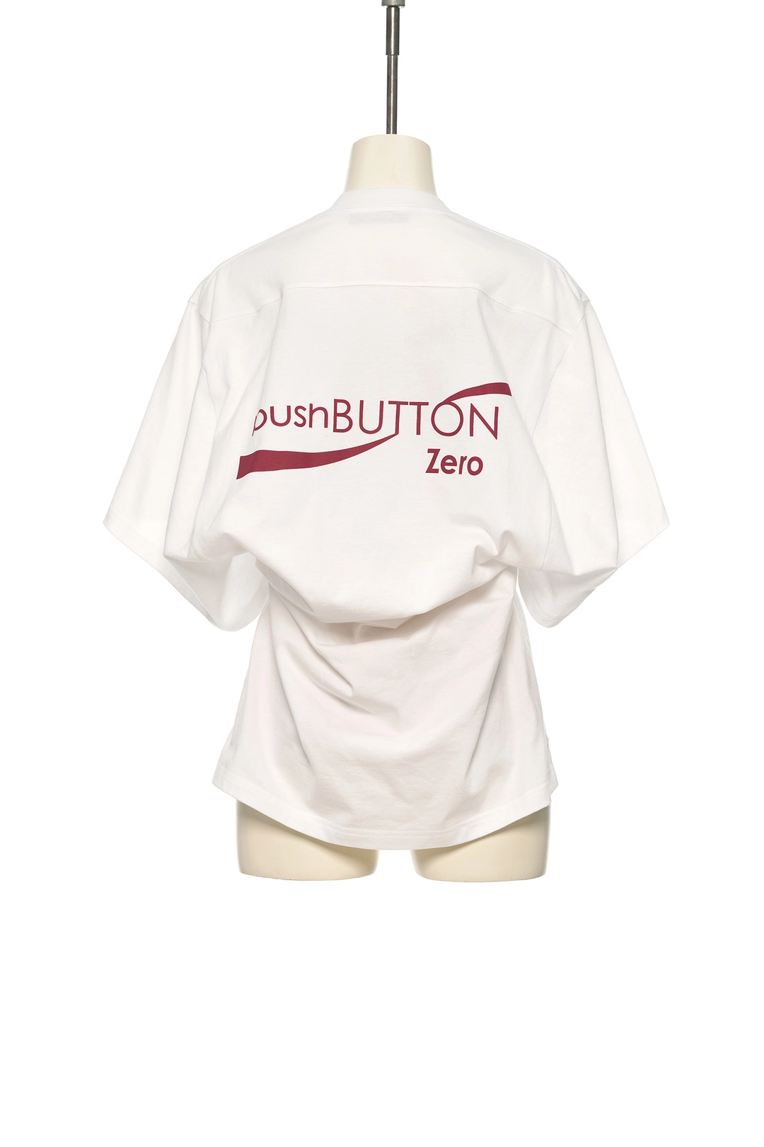 푸쉬버튼 SS25 WHITE FITTED STYLING T-SHIRT 상품 이미지 3