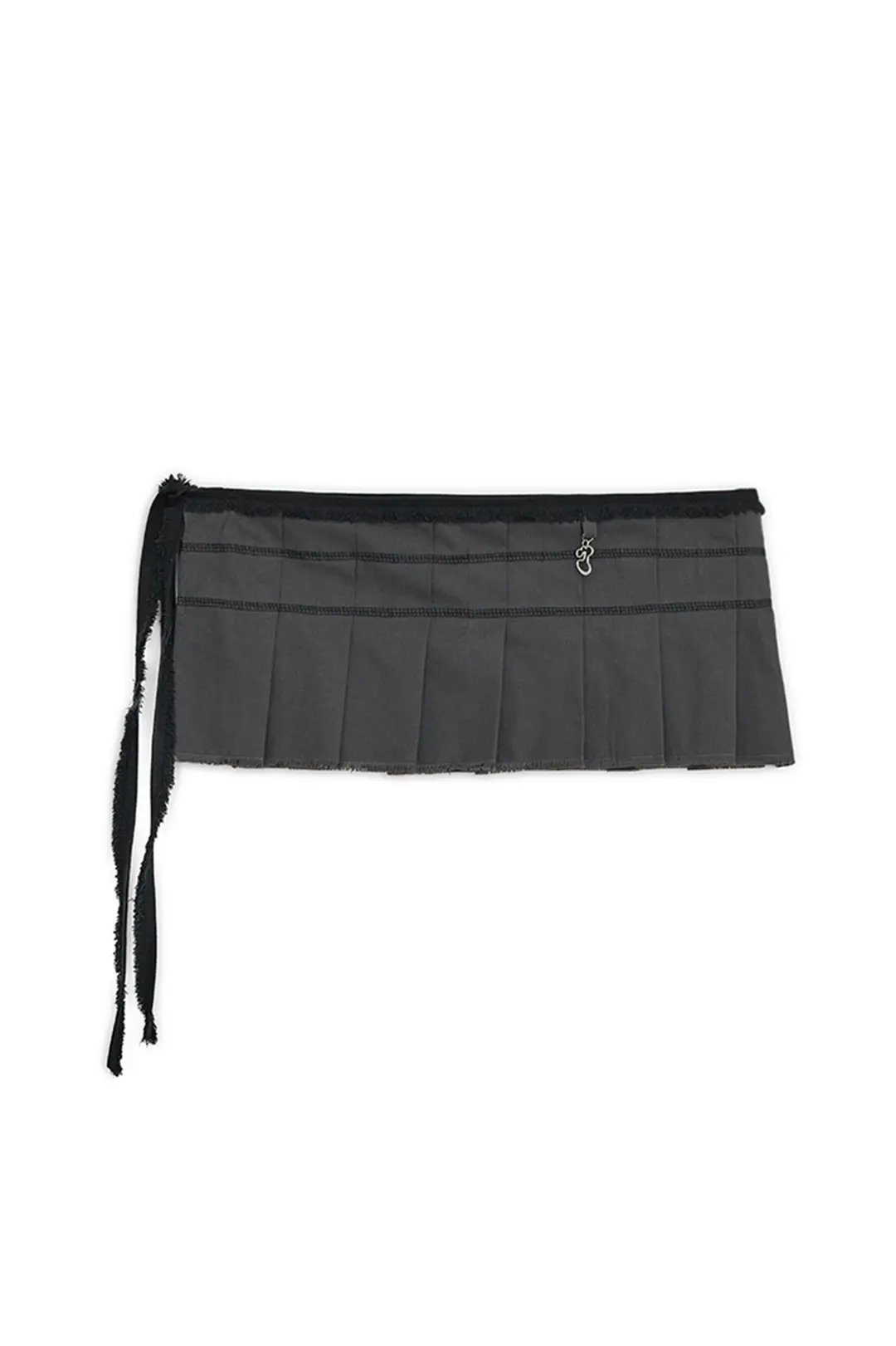 허그유어스킨 Pleats skirt belt (Charcoal) 상품 이미지 1