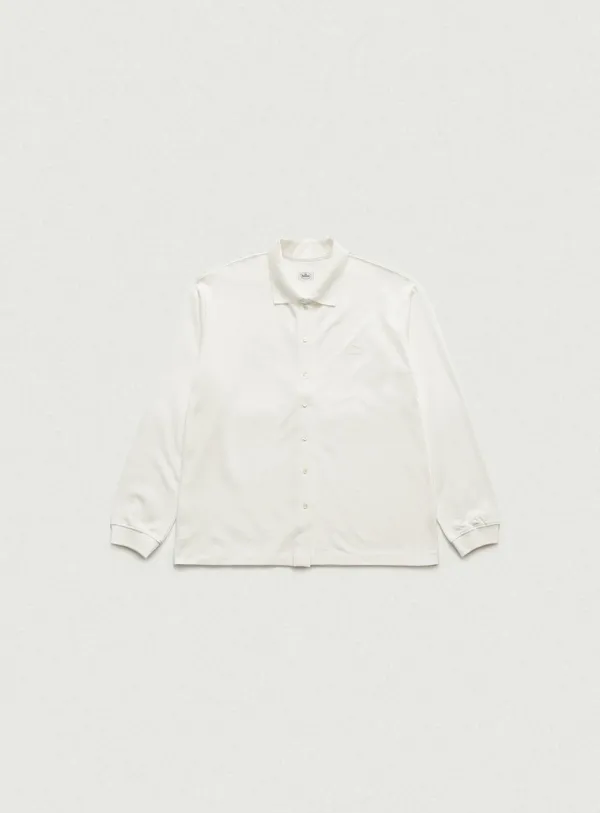 Renor Pique Shirt Cardigan_Ivory
