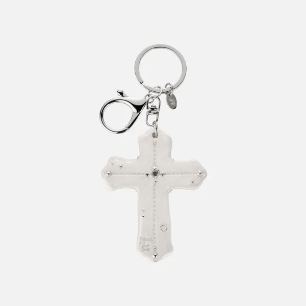 agape keyring-white