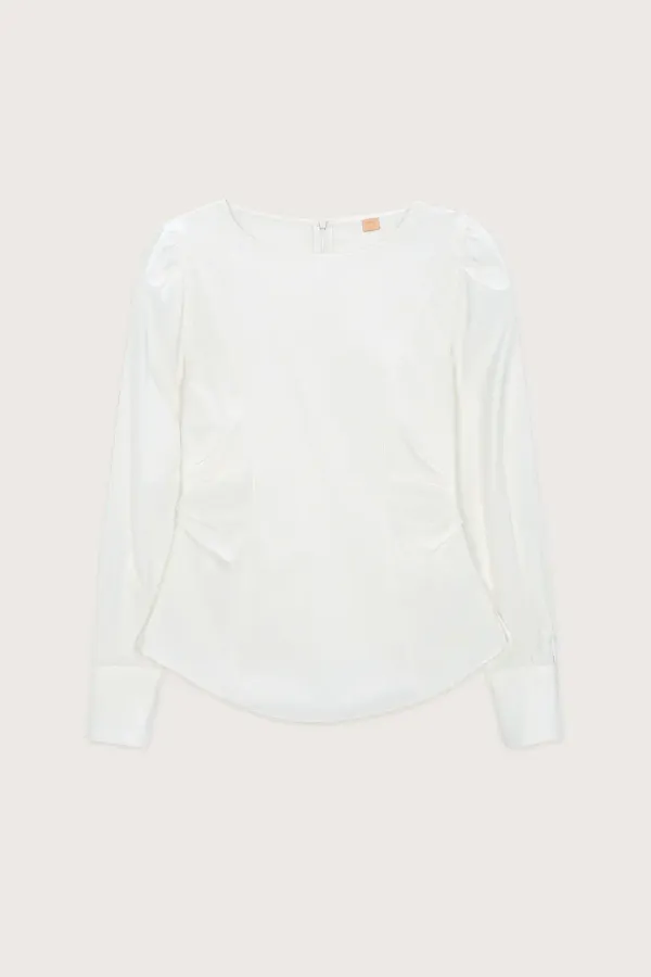 Puff Blouse (White)