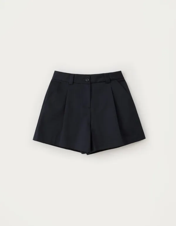 Dave Cotton Short Pants - Navy
