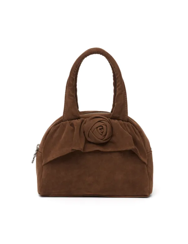 Suede Bang tote Bag (Brown)
