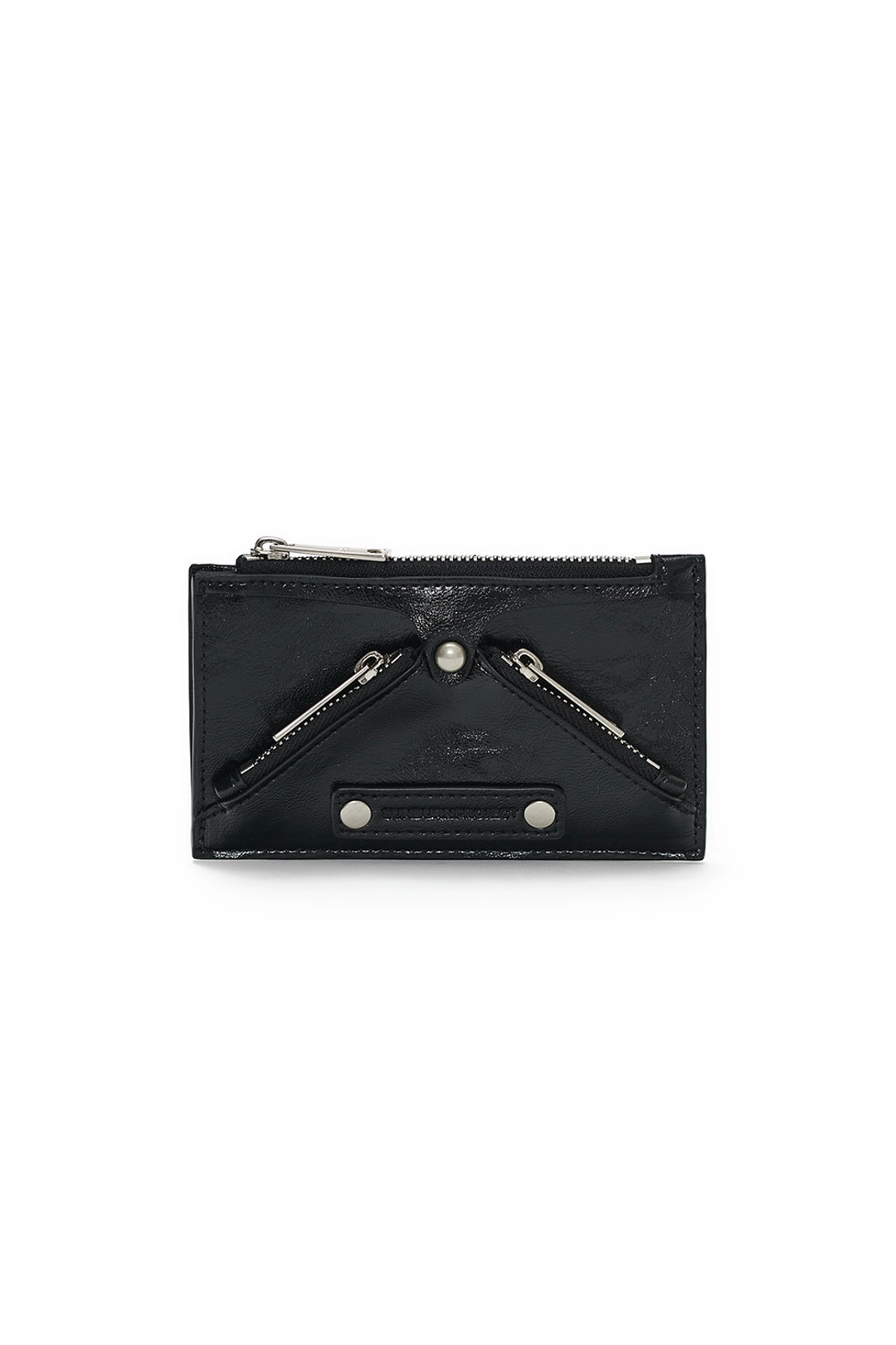 썬번프로젝트 FAUX LEATHER M.O.S WALLET, BLACK 상품 이미지 1