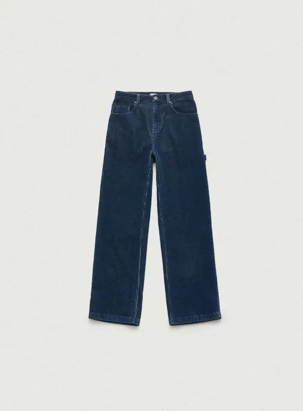 Washed Corduroy Carpenter Pants