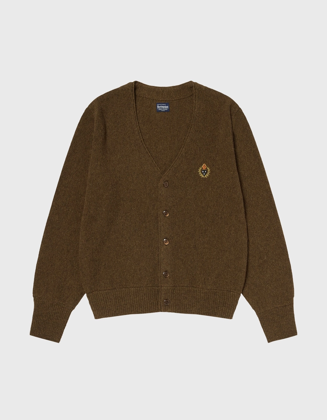 헤리티지플로스 CREST TASMANIA WOOL CARDIGAN (W) / M.Brown 상품 이미지 1