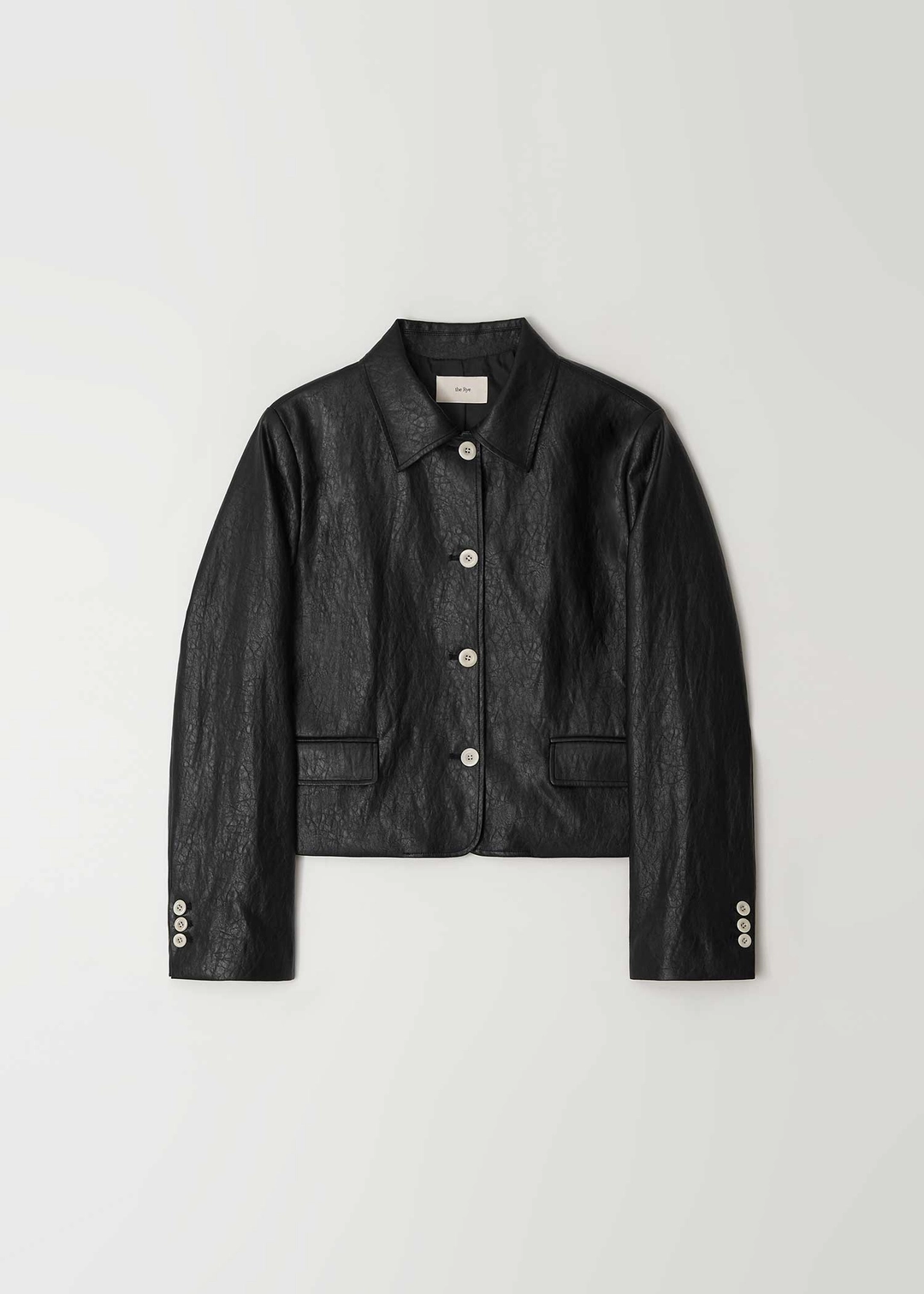 더라이 Collar Leather Jacket(Black) 상품 이미지 2
