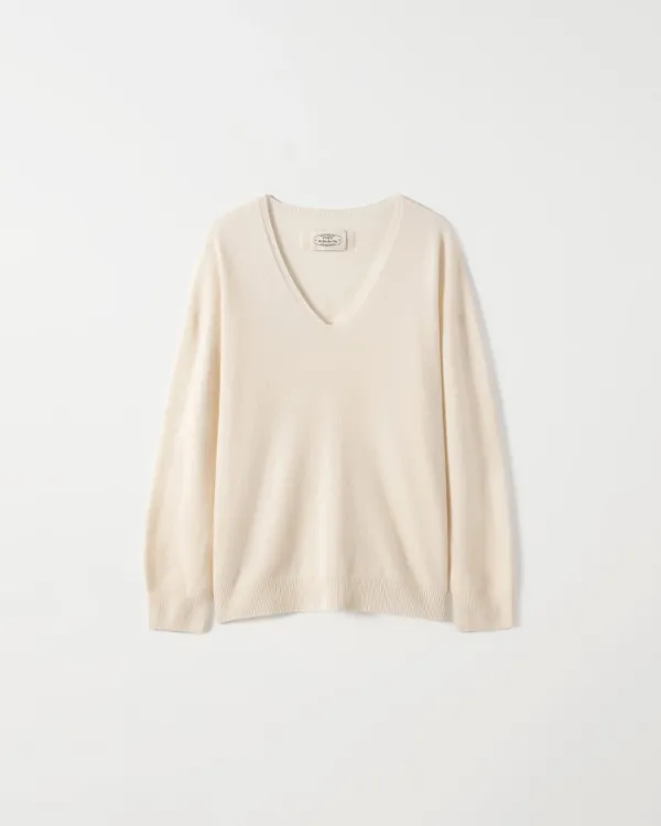 Lei Wool V-neck Knit