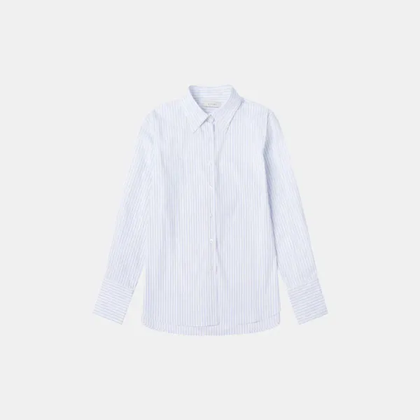 SITP5162 루즈핏 포멀 ST 셔츠_Multi blue ST