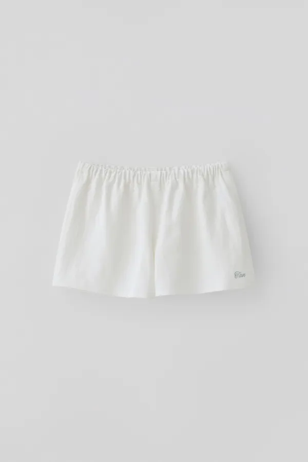 T/T Canvas banding shorts (white)