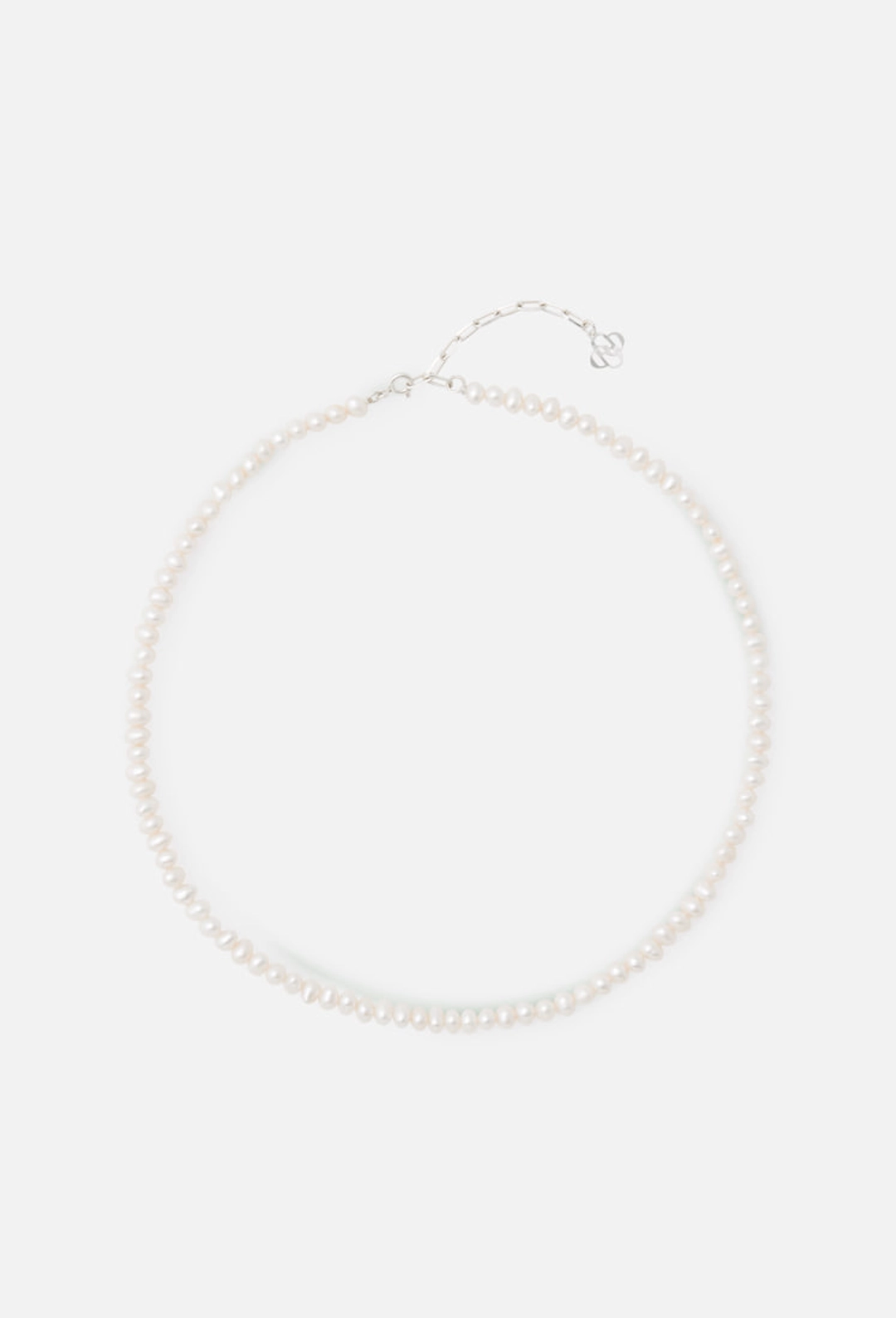 그레이스유 [Pre-order] Reverie Baroque Pearl Necklace 5mm (White) 상품 이미지 1