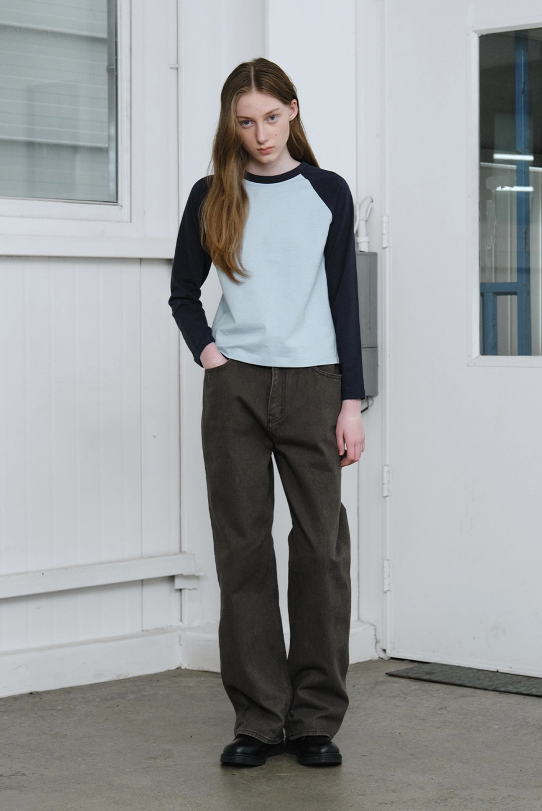 브렌다 브렌든 cation color pants - brown 상품 이미지 2