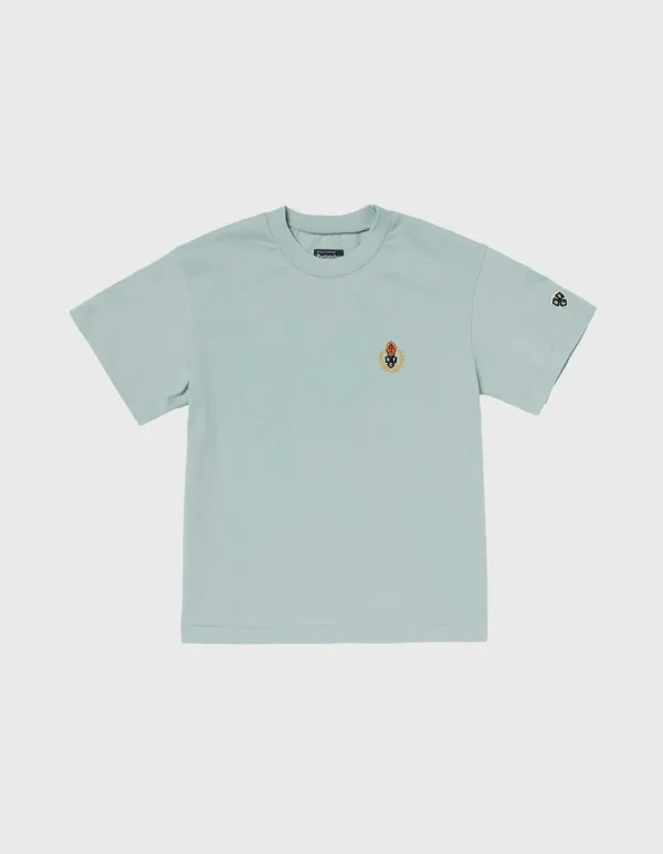 CHILDREN 20S COMPACT YARN T-SHIRT / Sky Blue