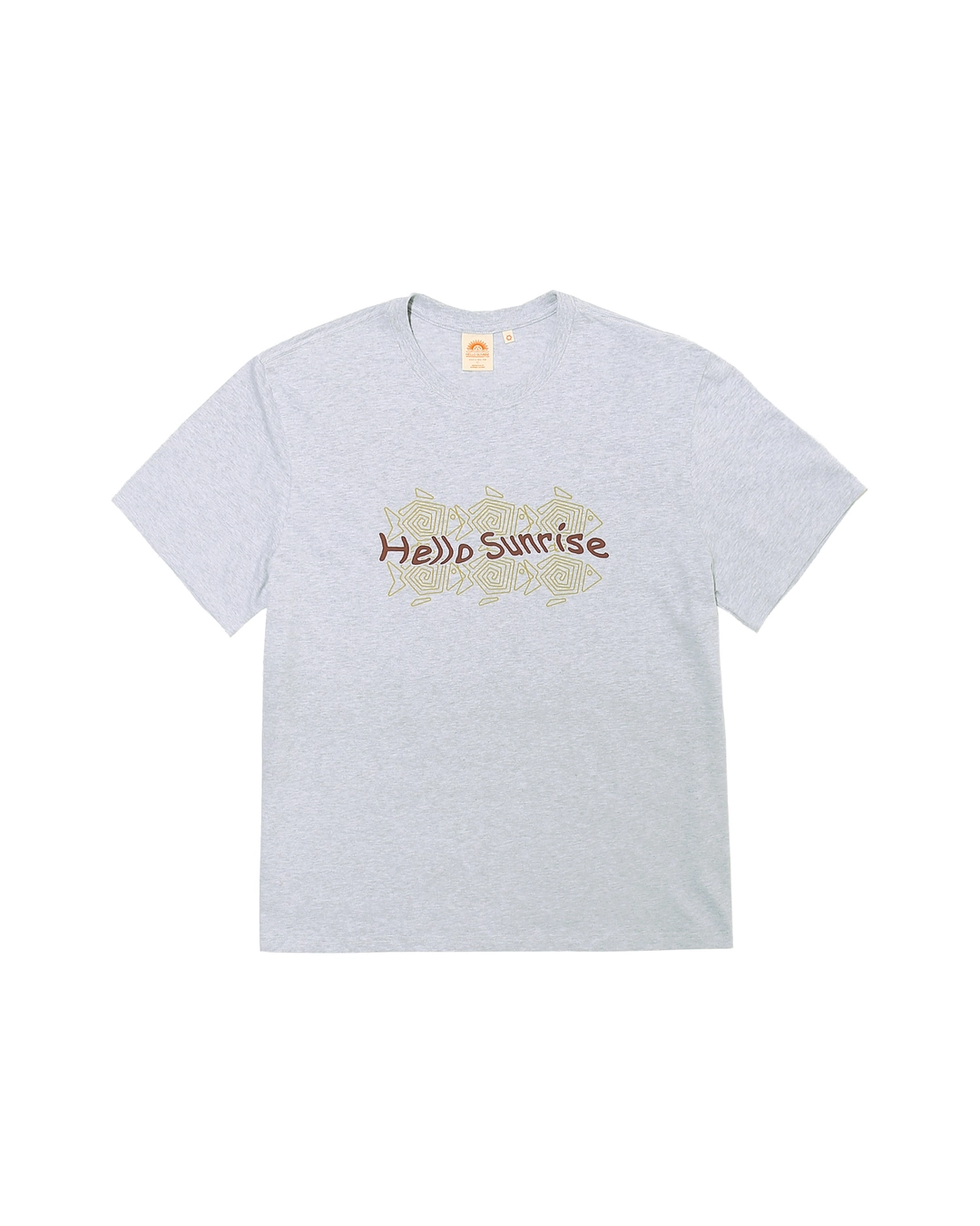 헬로선라이즈 HS Six Fish Tee _3% Melange Gray 상품 이미지 2