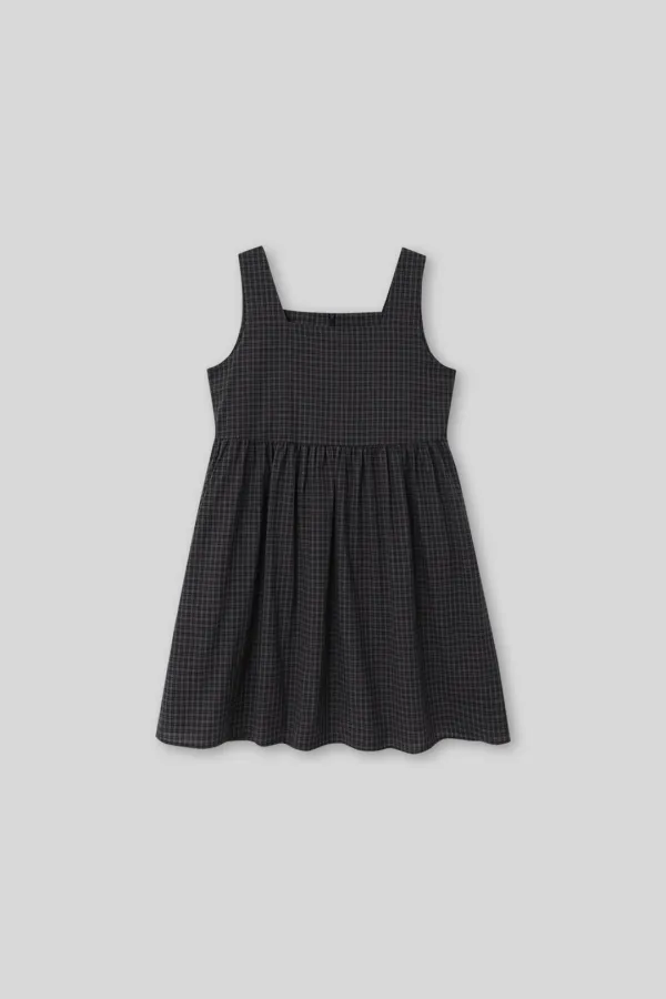 Sleepy layered one-piece (navy check)