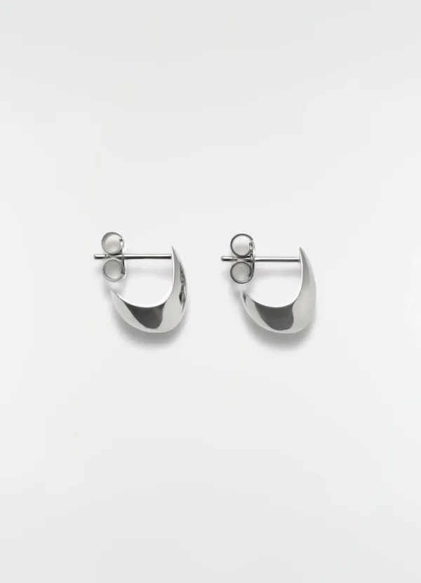 MICRO DROP EARRINGS IN SILVER