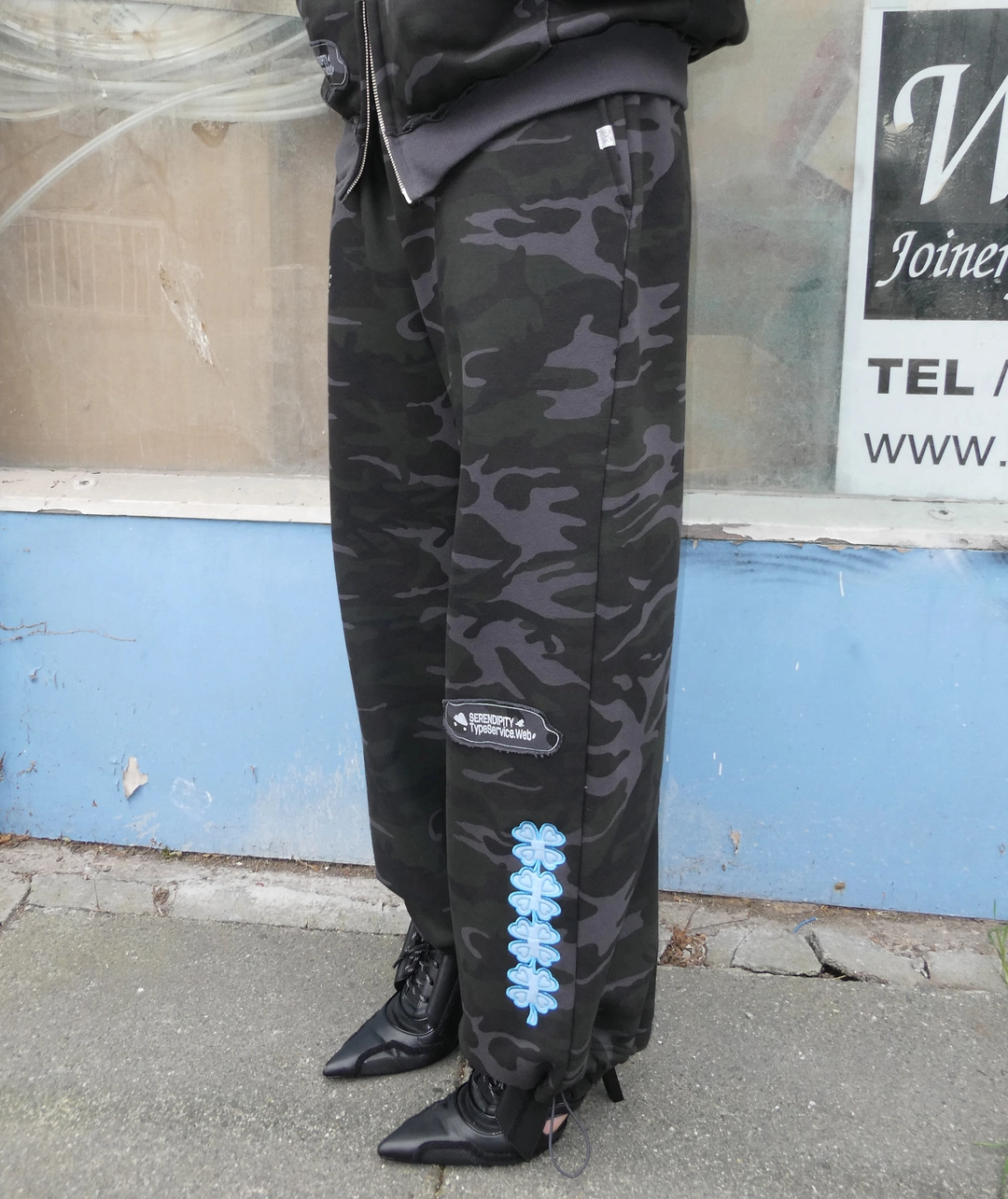 타입서비스 HIROMI X TSW Camo Sweatpants  [Charcoal] 상품 이미지 2
